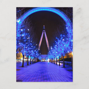 Jul på det London ögat Helg Vykort