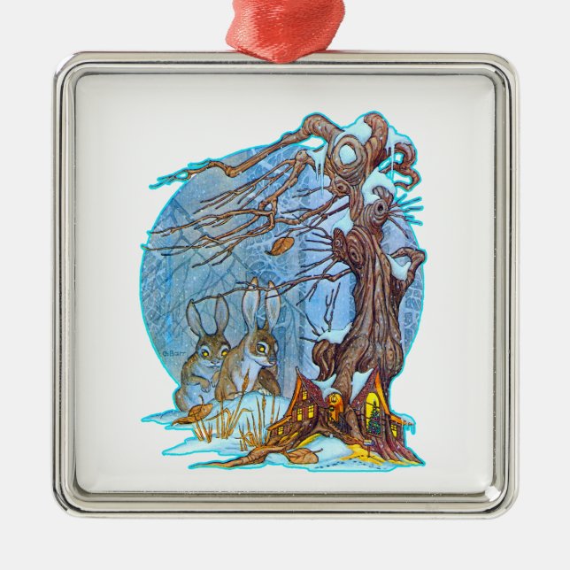 Jul på Elf Hall Ornament (Framsidan)