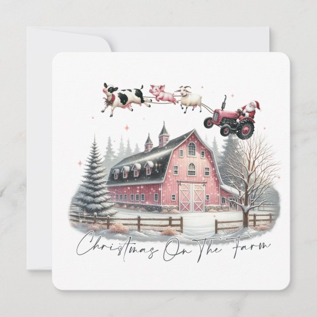 Jul på gården, God jul (Framsida)