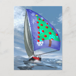Jul på havet helg vykort