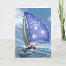 Jul på havet helgkort
