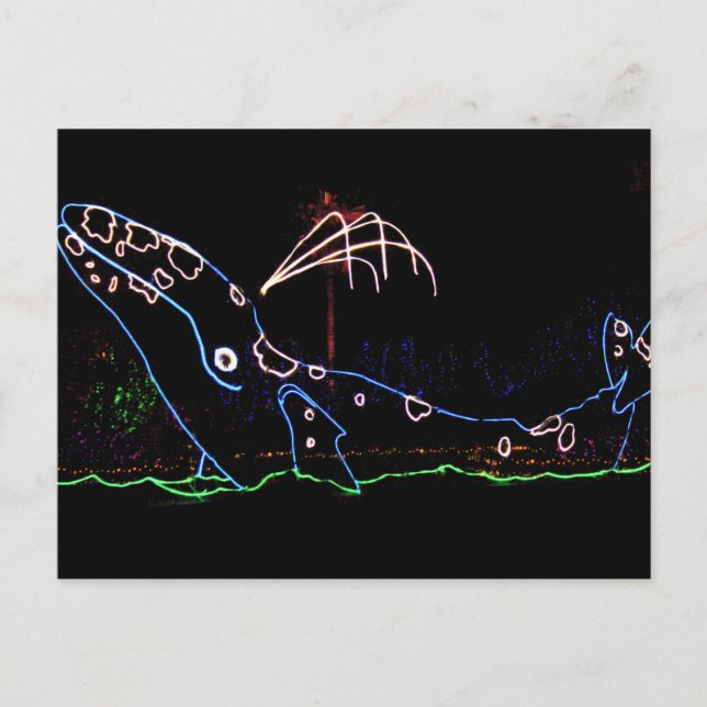 Jul på havet - kusttunnlanddelstatspark Oregon Helg Vykort (Framsida)