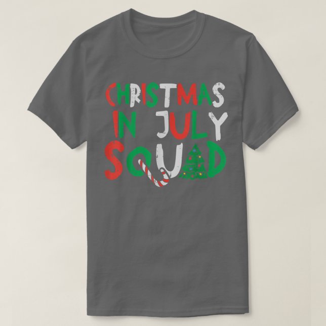Jul på Juli Squad Den finne sommaren Julafton Mana T Shirt (Design framsida)