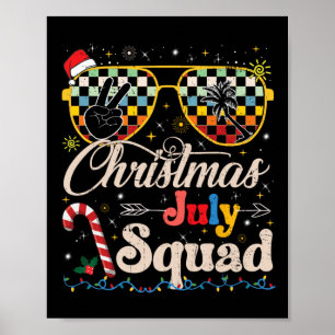 Jul på Juli Squad Sungles Summer Beach Funny Poster