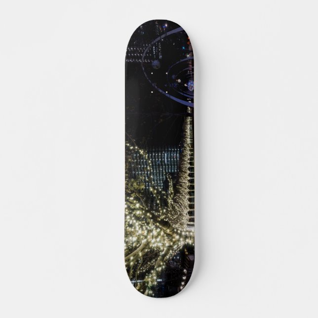 Jul på Klyde Warren Park Skateboard Bräda 20,5 Cm (Framsida)