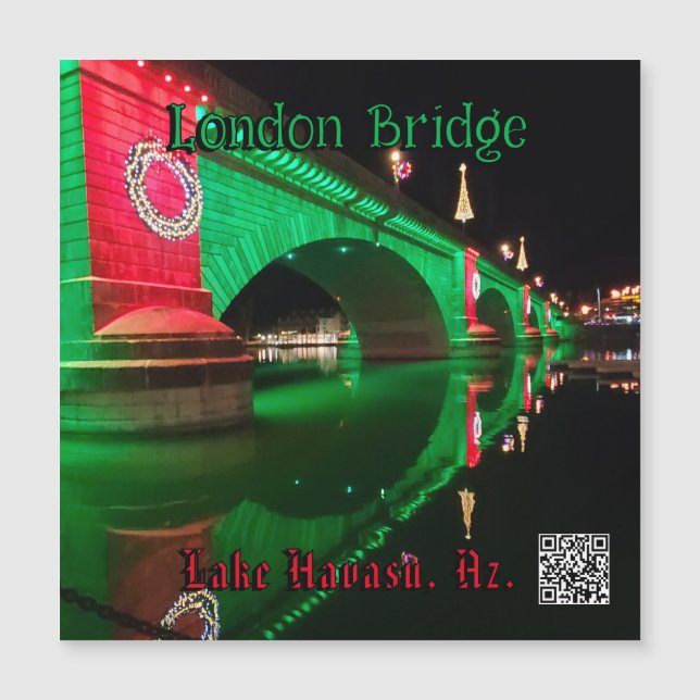 Jul på Londonbron, Sjö Havasu, Az. (Framsida)