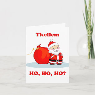 Jul på maltesiska, Talar du Ho, Ho, Ho? Kort