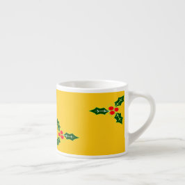 Jul på orange espressomugg