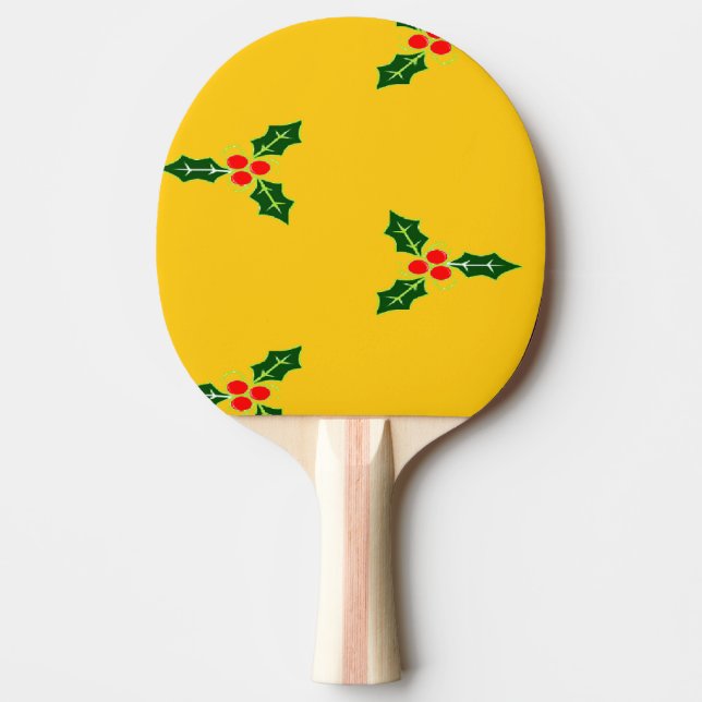 Jul på orange pingisracket (Framsidan)