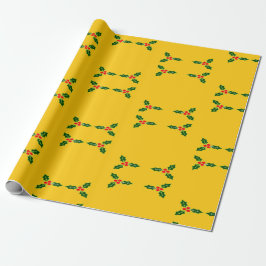 Jul på orange presentpapper
