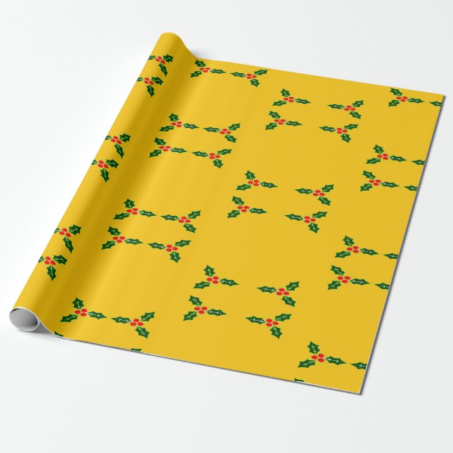 Jul på orange presentpapper (Utrullad)