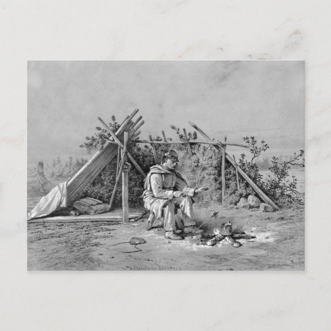 Jul på Picket. Helg Vykort (Framsida)