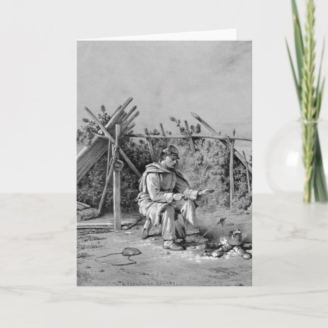 Jul på Picket. Helgkort (Framsida)