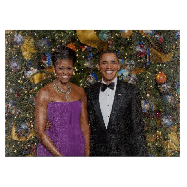 Jul på president Barack Obama och Michelle (Framsidan)