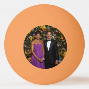 Jul på president Barack Obama och Michelle Pingisboll