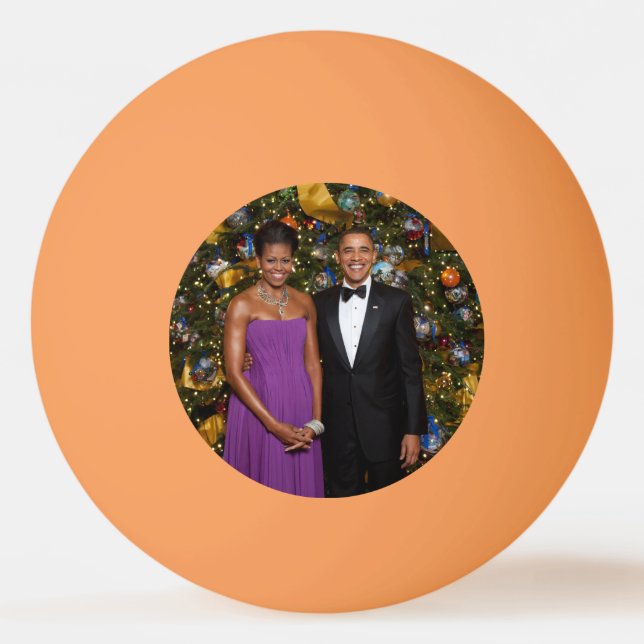Jul på president Barack Obama och Michelle Pingisboll (Baksidan)