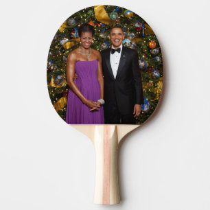 Jul på president Barack Obama och Michelle Pingisracket