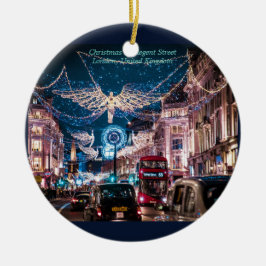 Jul på Regent Street UK London Julgransprydnad Keramik