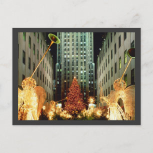 Jul på Rockefeller Center Helg Vykort