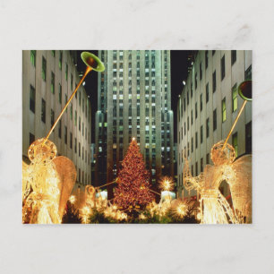 Jul på Rockefeller Center Helg Vykort