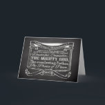 Jul på skript i kalktavla helgkort<br><div class="desc">Anpassa den här julbibeln Verse-posten med lösenskript från Isaiah 9:6... För oss ges en son: och hans namn skall kallas Wonderful, Counselor, MIGHTY GOD, The eviende Far, Prince of Peace. ~Isaiah 9:6 Mörk grått och svart krita med vit textgrafik gör en underbar avslappnad av Christian christmas hälsning. All design Copyright...</div>