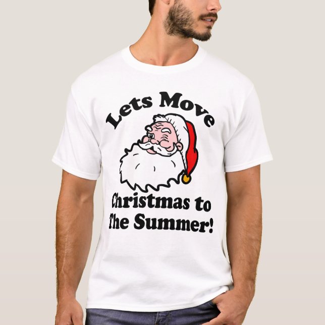 Jul på sommaren t shirt (Framsida)