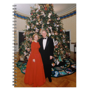 Jul på USA:s president Bill Clinton & Hillary Anteckningsbok