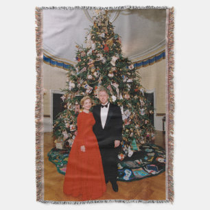 Jul på USA:s president Bill Clinton & Hillary Filt