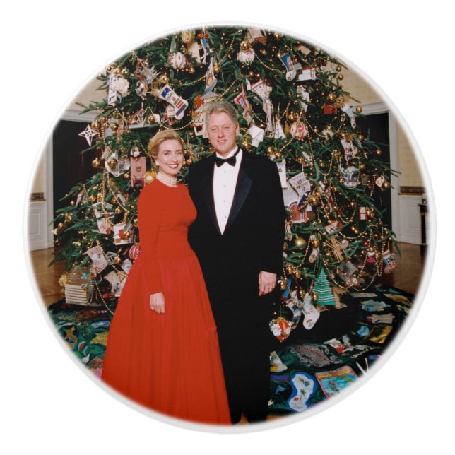 Jul på USA:s president Bill Clinton & Hillary Knopp (Framsidan)