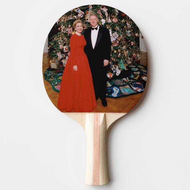 Jul på USA:s president Bill Clinton & Hillary Pingisracket (Framsidan)