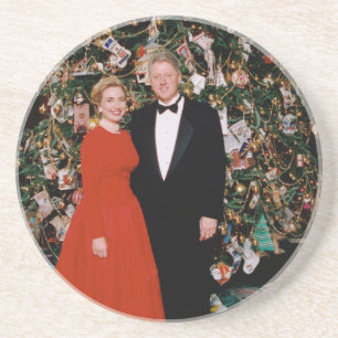 Jul på USA:s president Bill Clinton & Hillary Underlägg