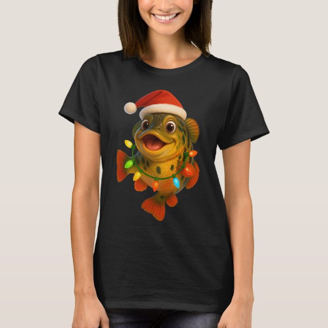 Jul Påfågel Bass T Shirt (Framsida)