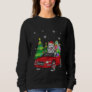 Jul Pajama American Eskimo Hund och Red Lastbil T Shirt