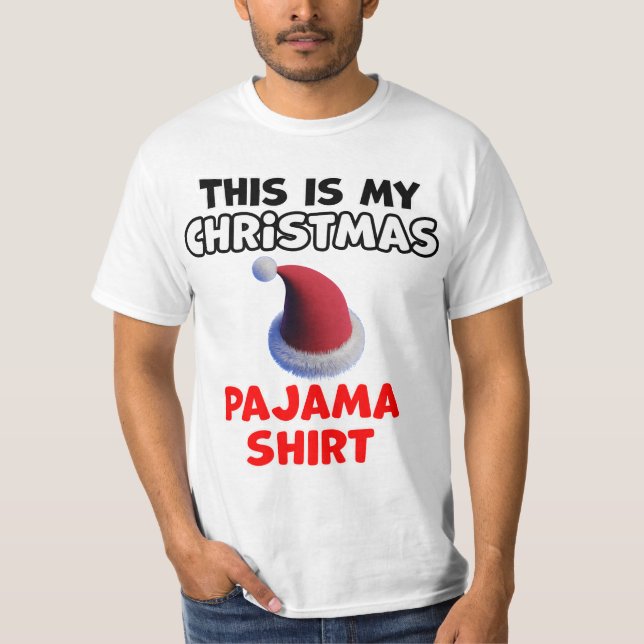 Jul Pajama-design T Shirt (Framsida)
