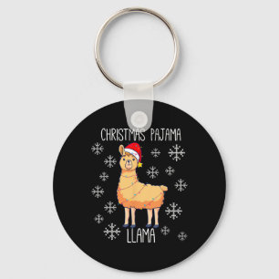 Jul Pajama Llama Nyckelring