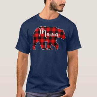 Jul Pajama Matching Family Red Plade Mamma T Shirt