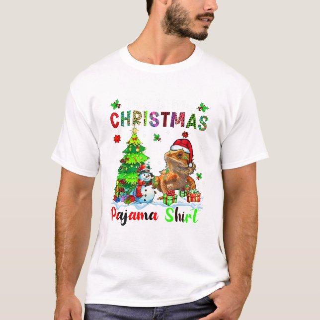Jul Pajama Shirt Santa Bearded T (Framsida)