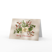 Jul Paket Red Berries Greenery Watercolor