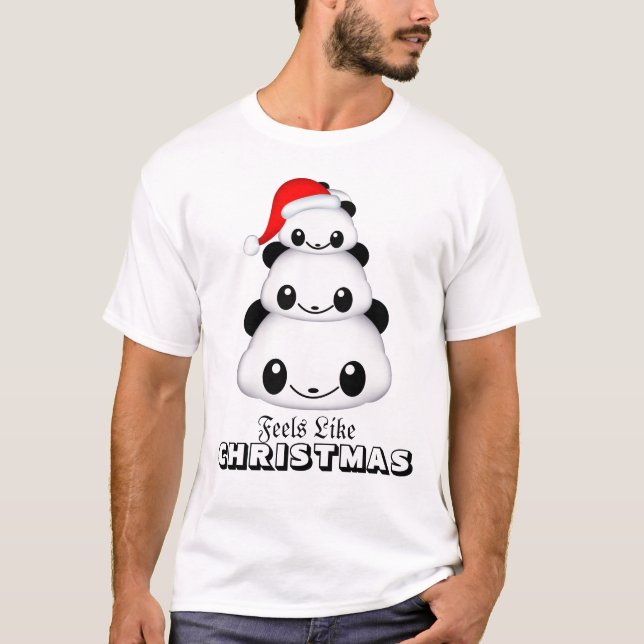 Jul Panda Manar Basic T-Shirt (Framsida)