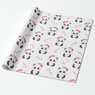 Jul Panda Mönster Presentpapper
