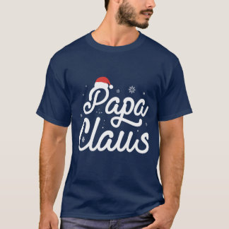 Jul pappa claus mas pojke t shirt