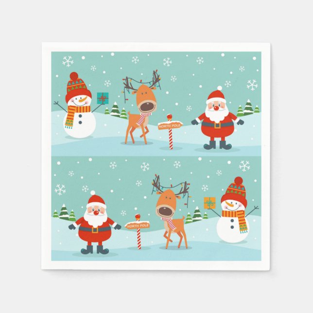 Jul Pappersservett (Framsidan)