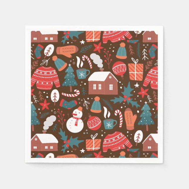 Jul Pappersservett (Framsidan)