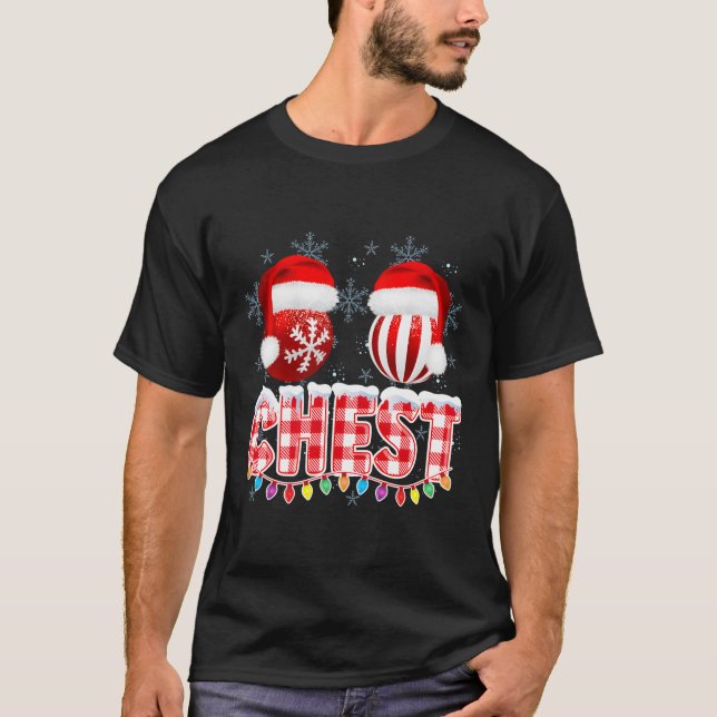 Jul par Chest Nöt Matching Chestnut Manar T Shirt (Framsida)