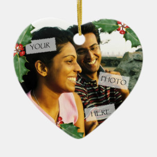Jul par Heart Photo Ornament