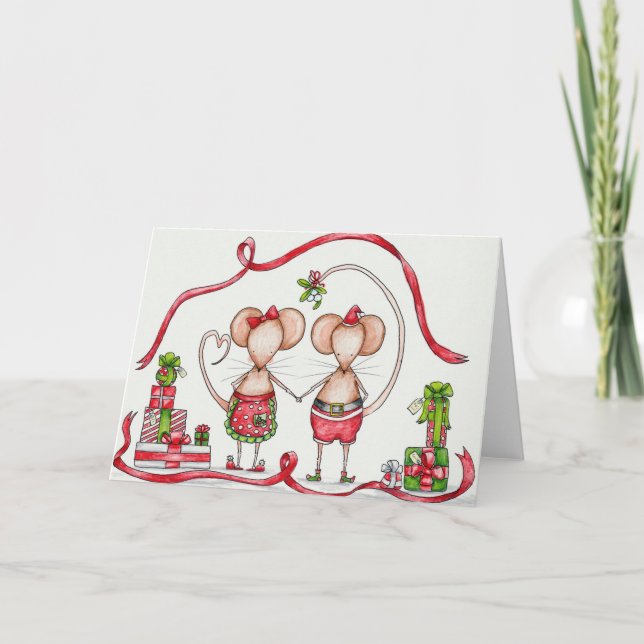 Jul par helgkort (Framsida)