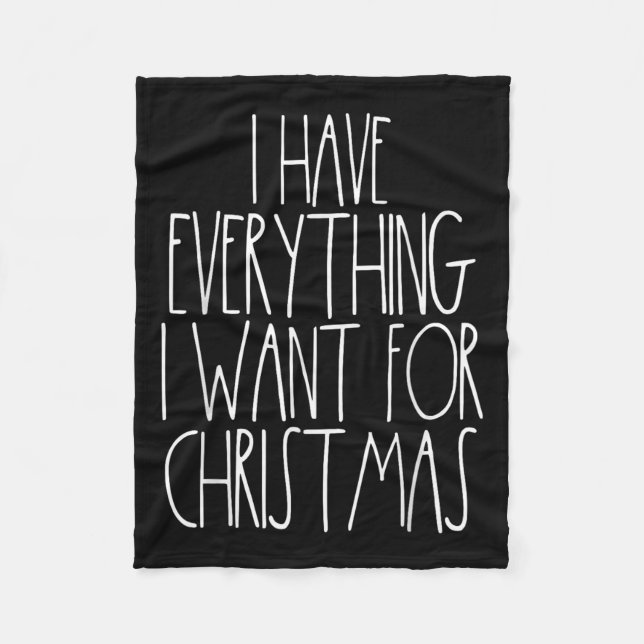 Jul par Shirt Funny Julafton Matching Jag har Fleecefilt (Framsidan)