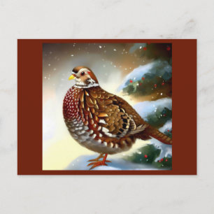 Jul Partridge 1 Helg Vykort