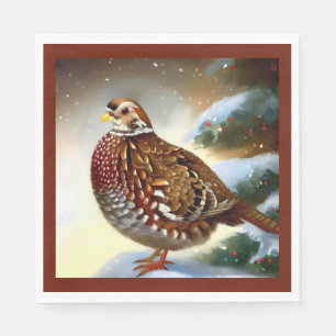 Jul Partridge 1 Pappersservett