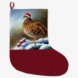 Jul Partridge 2 Stor Julstrumpa